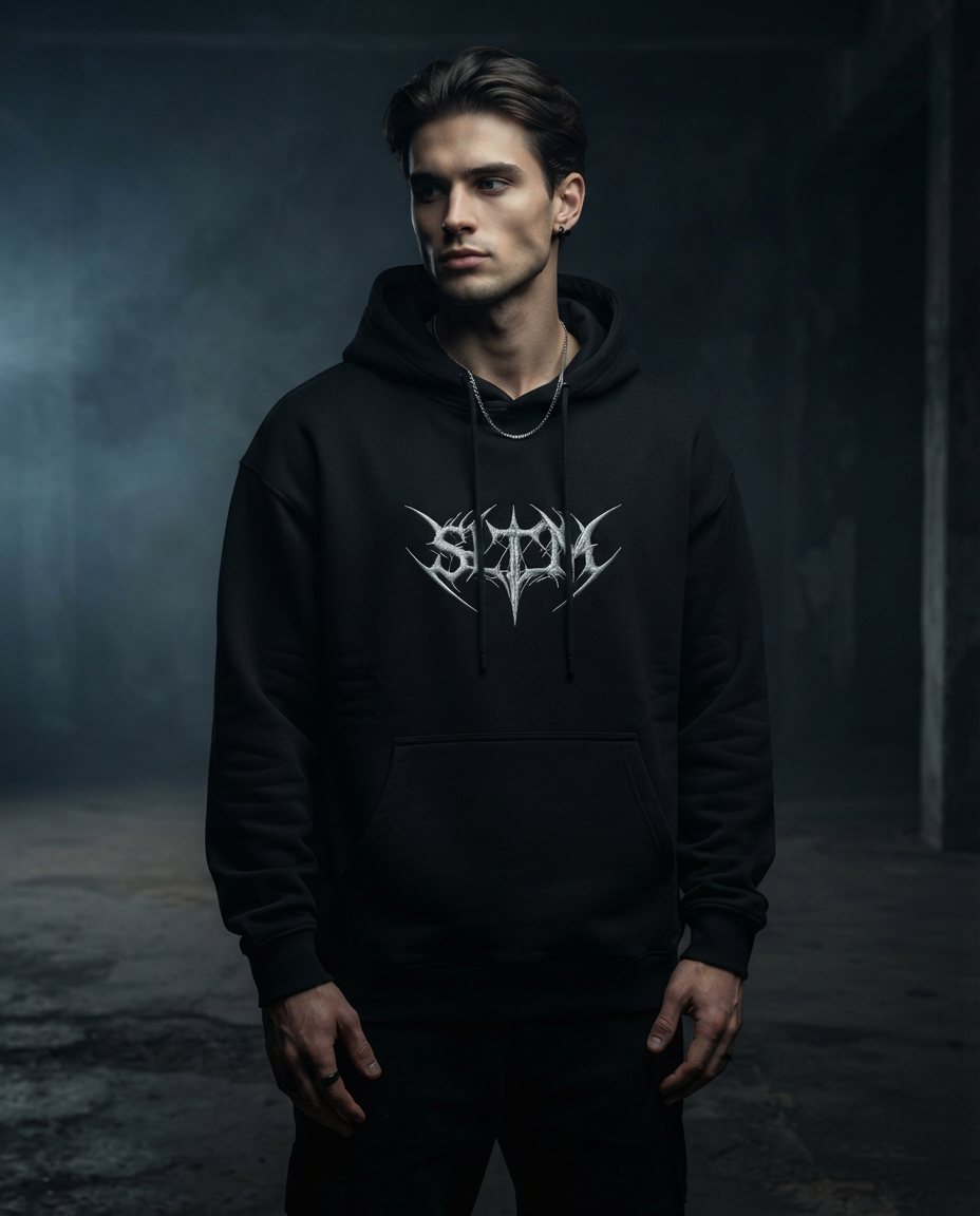 Silentium Embroidered Hoodie
