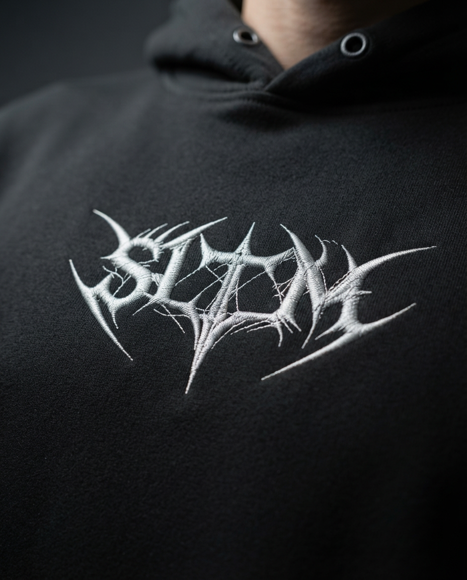 Silentium Embroidered Hoodie